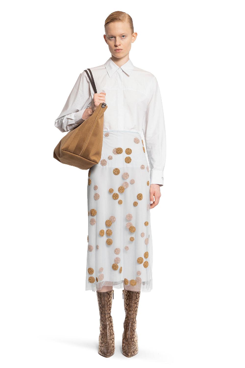 Antonioli FENDI WOMAN BLUE SKIRTS