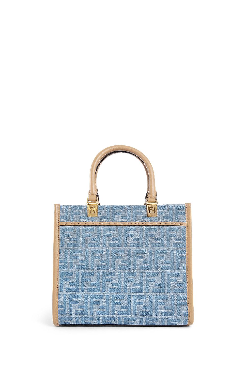 Antonioli FENDI WOMAN BLUE TOTE BAGS
