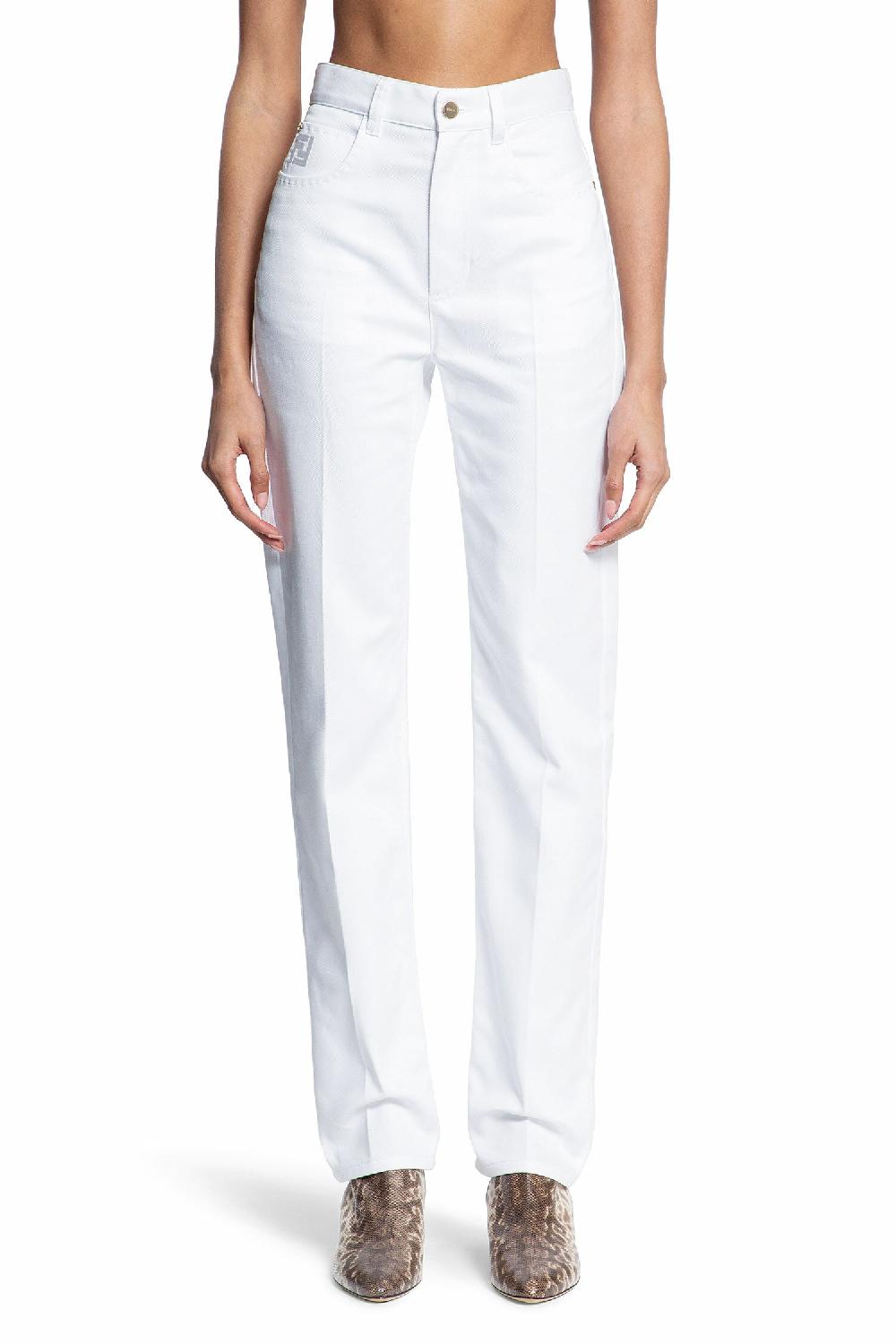 Antonioli FENDI WOMAN BLUE TROUSERS