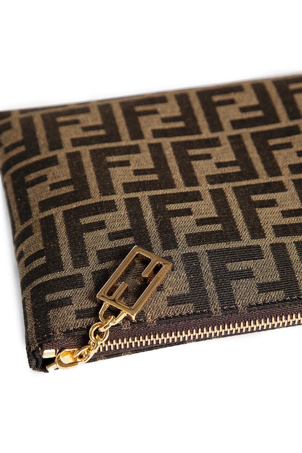 Antonioli FENDI WOMAN BROWN CLUTCHES & POUCHES