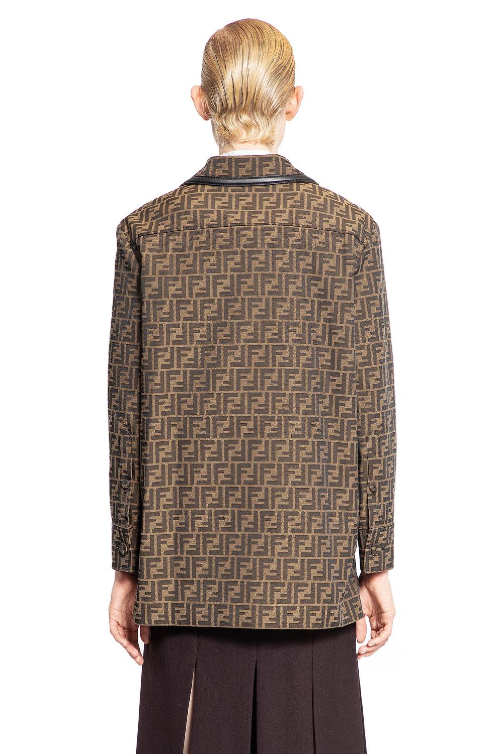 Antonioli FENDI WOMAN BROWN JACKETS