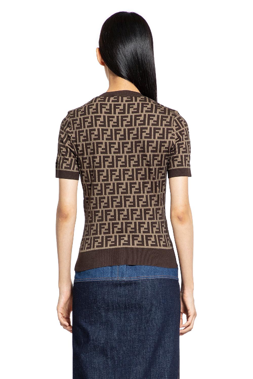 Antonioli FENDI WOMAN BROWN TOPS