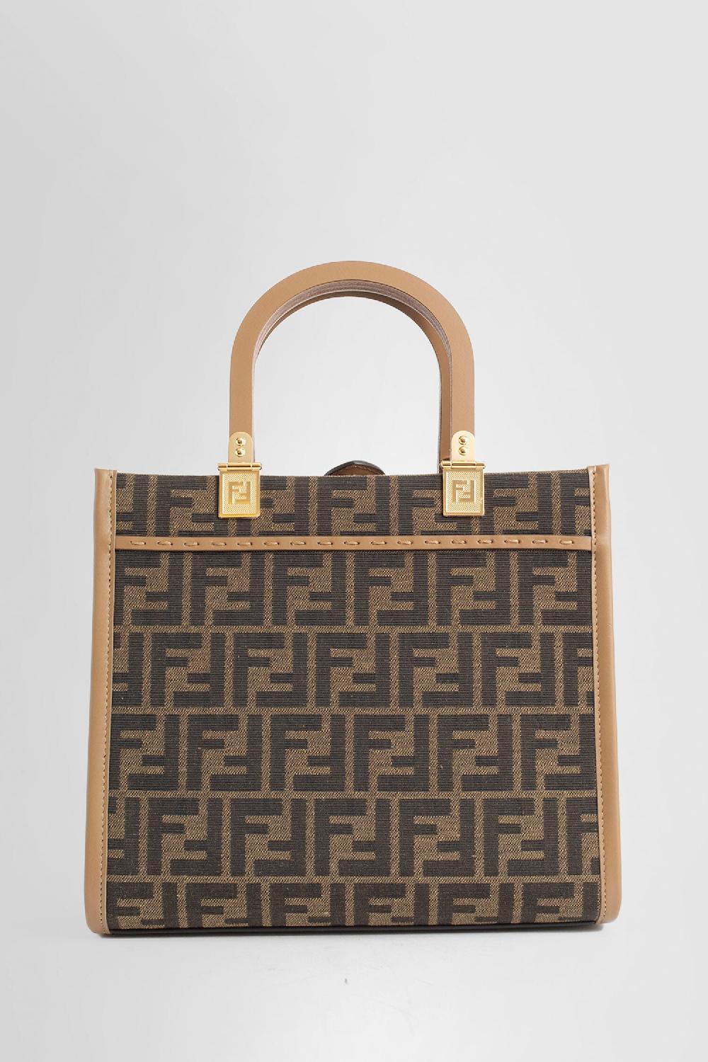 Antonioli FENDI WOMAN BROWN TOTE BAGS