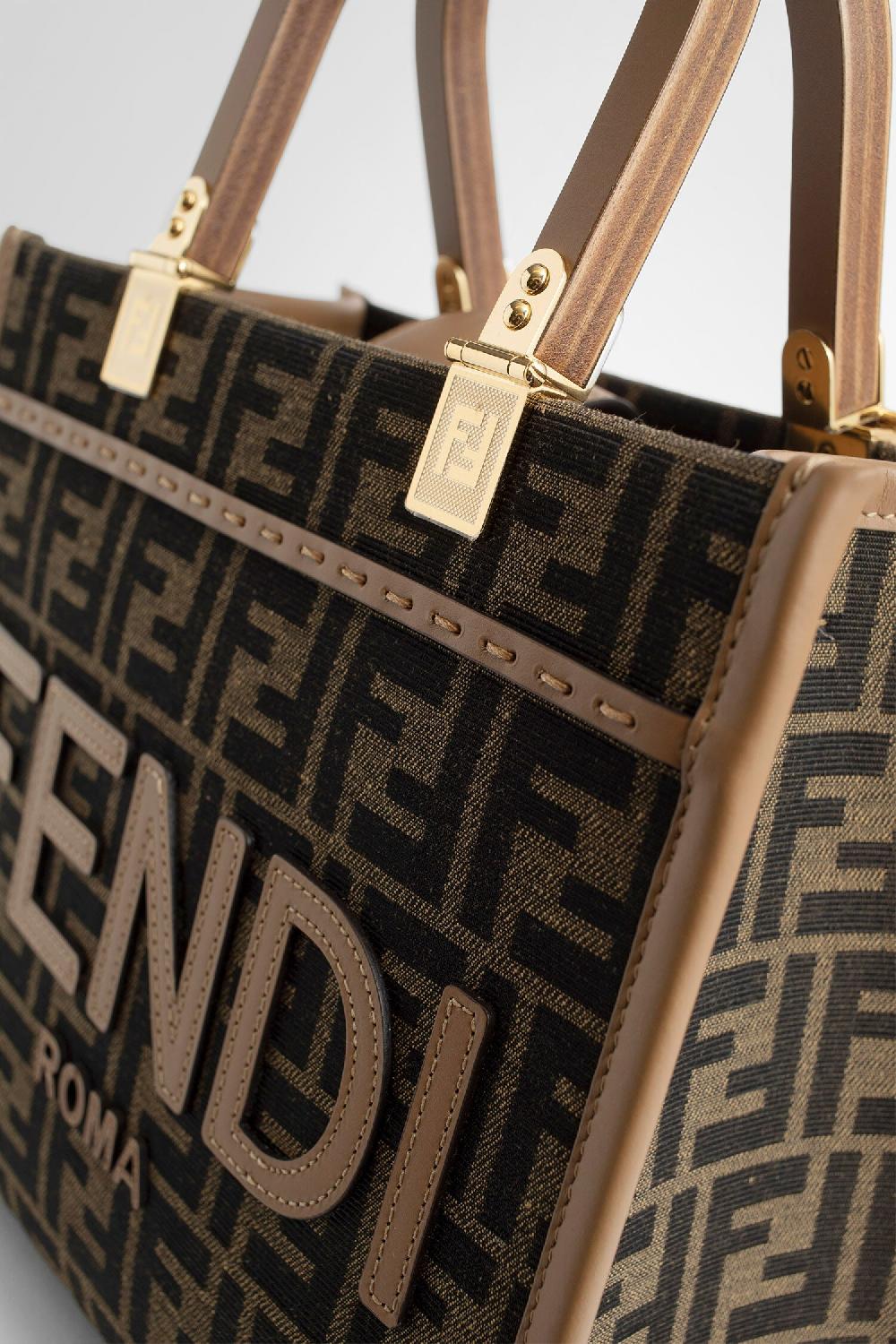 Antonioli FENDI WOMAN BROWN TOTE BAGS