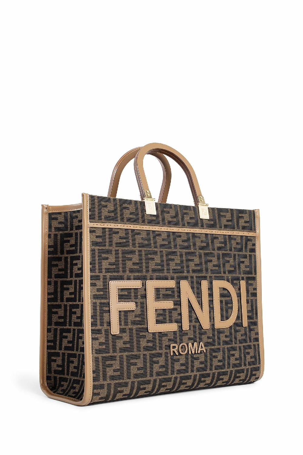 Antonioli FENDI WOMAN BROWN TOTE BAGS
