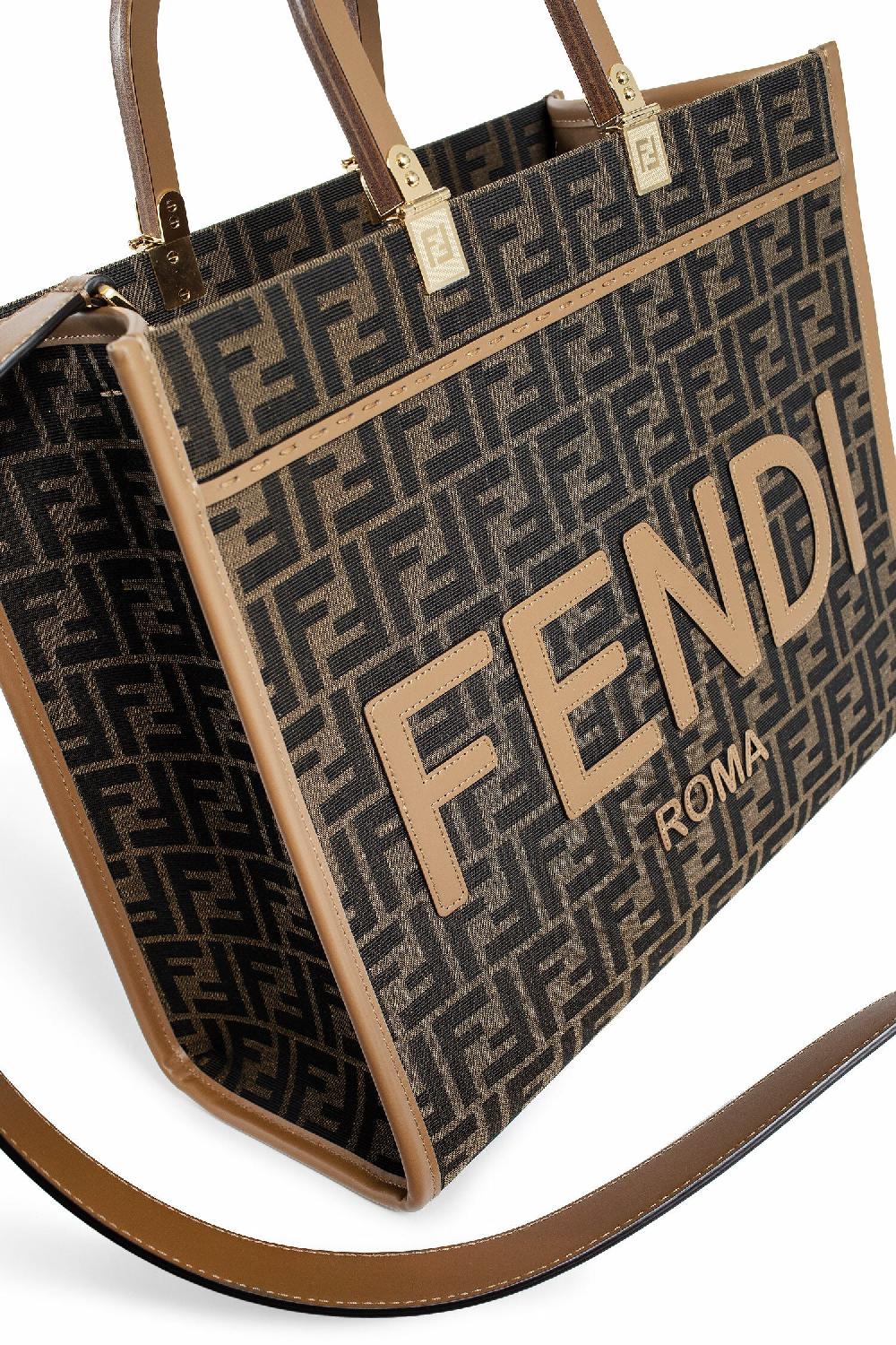Antonioli FENDI WOMAN BROWN TOTE BAGS