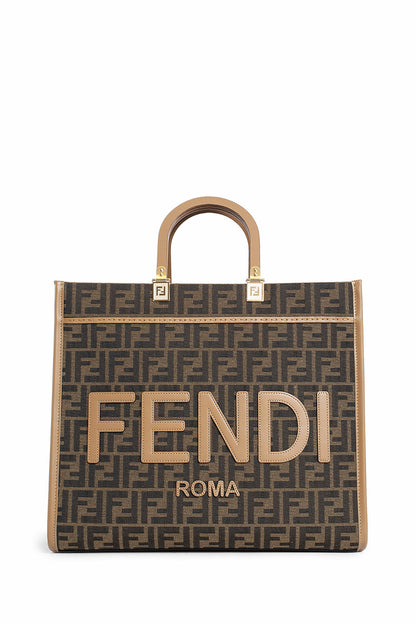 Antonioli FENDI WOMAN BROWN TOTE BAGS