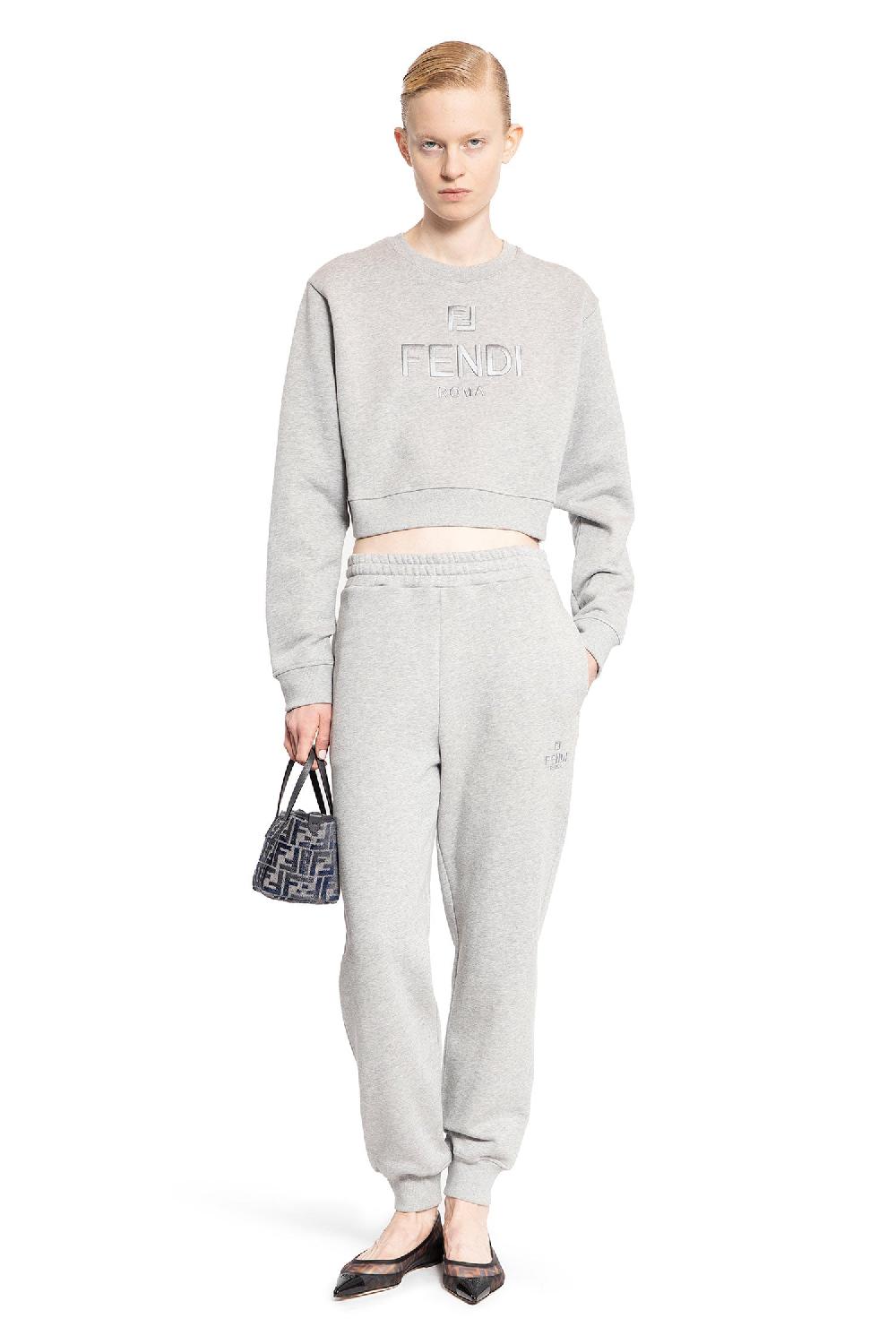 Antonioli FENDI WOMAN GREY SWEATSHIRTS