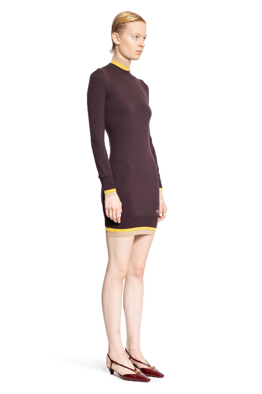 Antonioli FENDI WOMAN PURPLE DRESSES