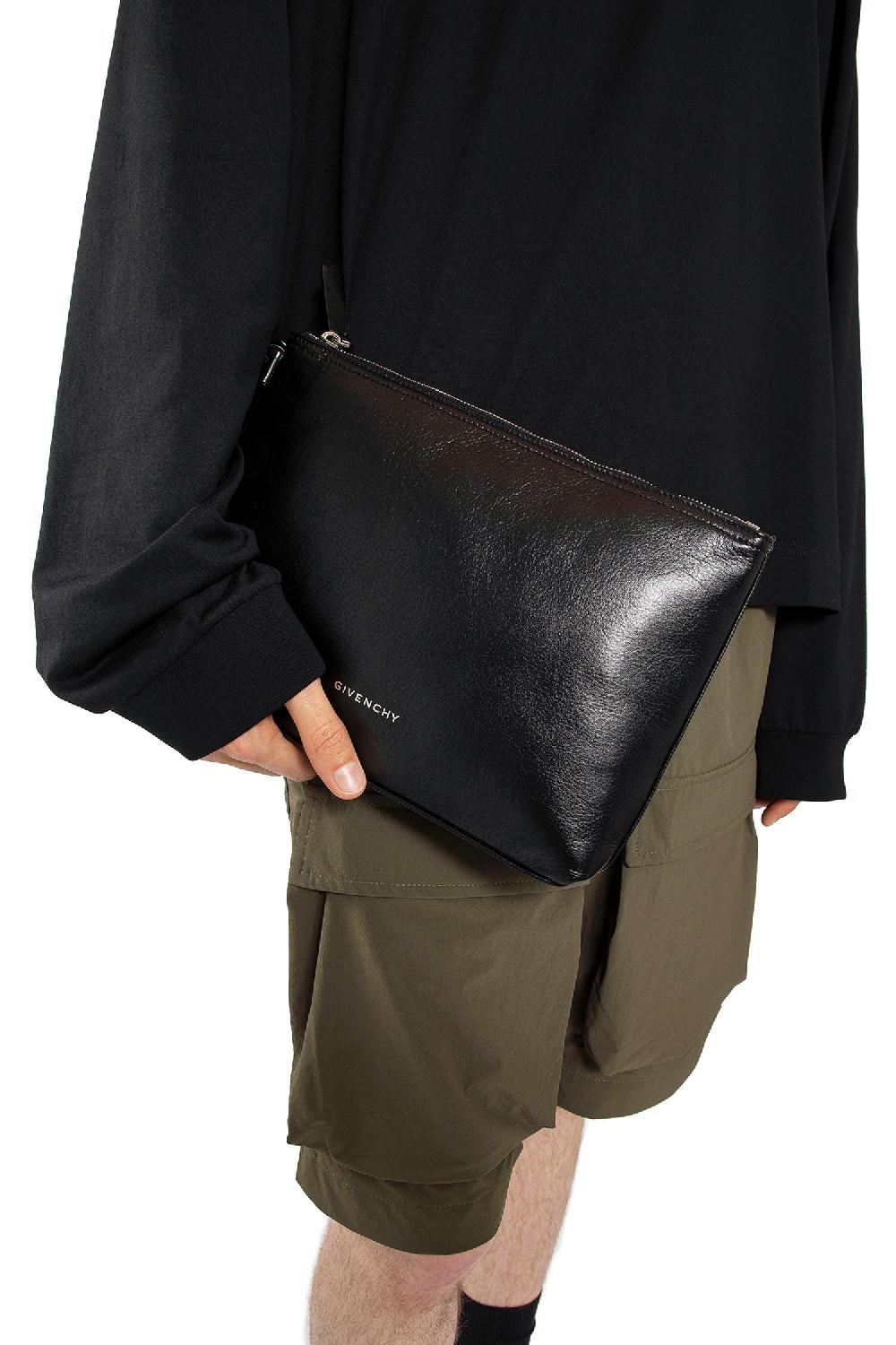 Antonioli GIVENCHY MAN BLACK CLUTCHES & POUCHES