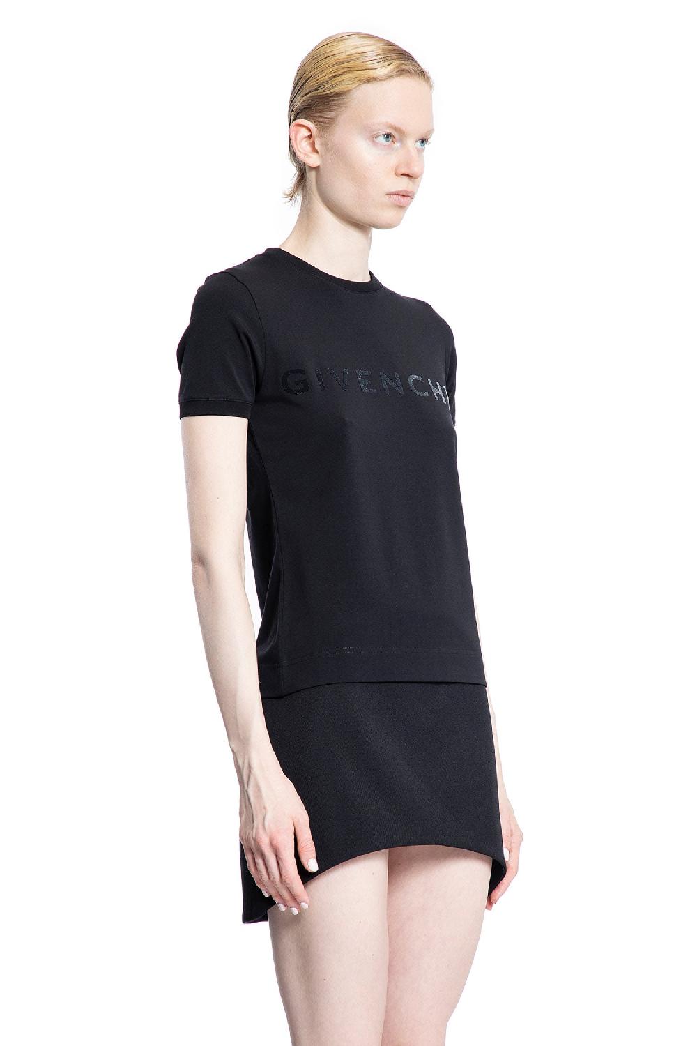 Antonioli GIVENCHY WOMAN BLACK T-SHIRTS & TANK TOPS