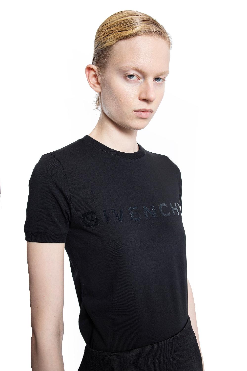 Antonioli GIVENCHY WOMAN BLACK T-SHIRTS & TANK TOPS