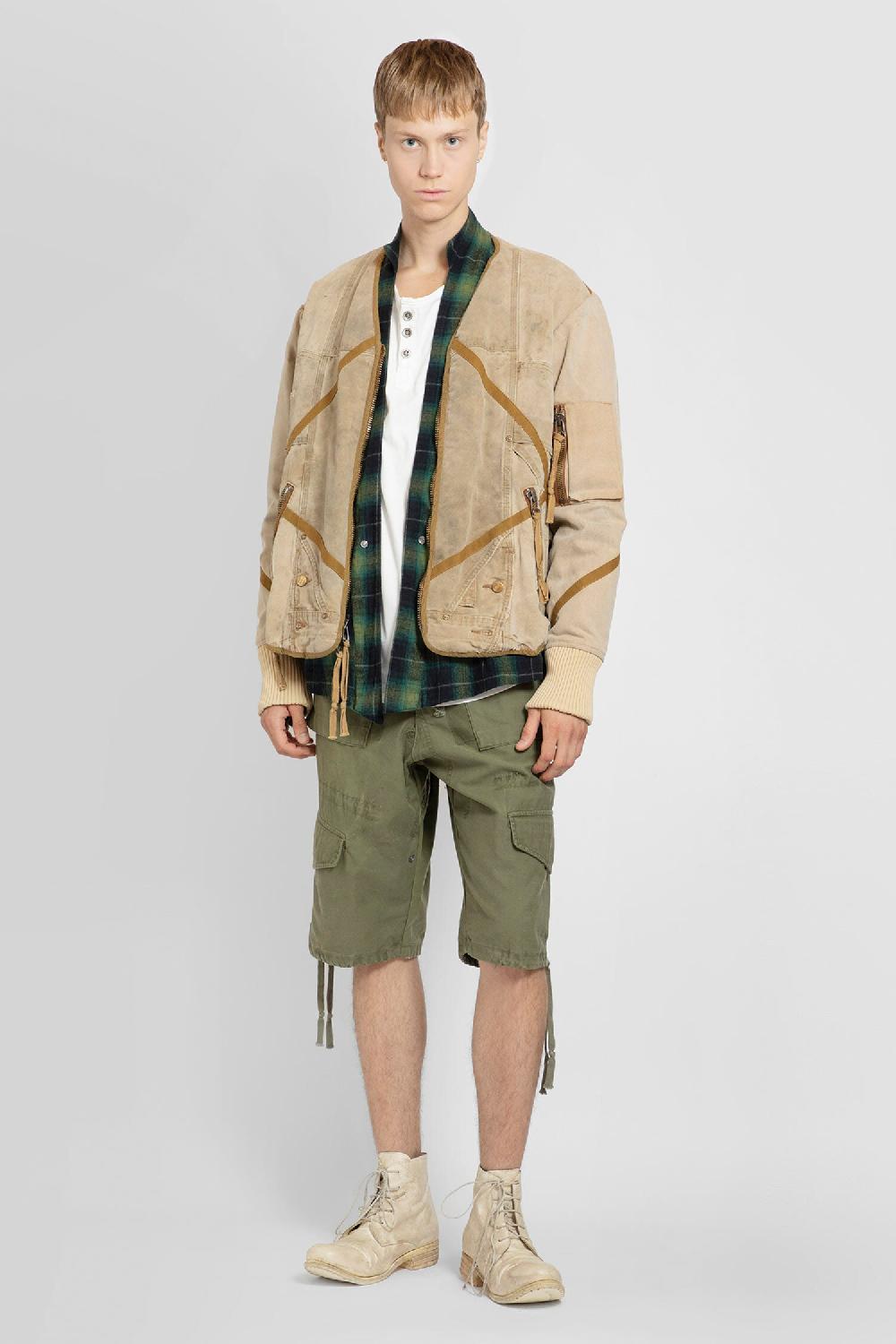 Antonioli GREG LAUREN MAN GREEN SHORTS & SKIRTS