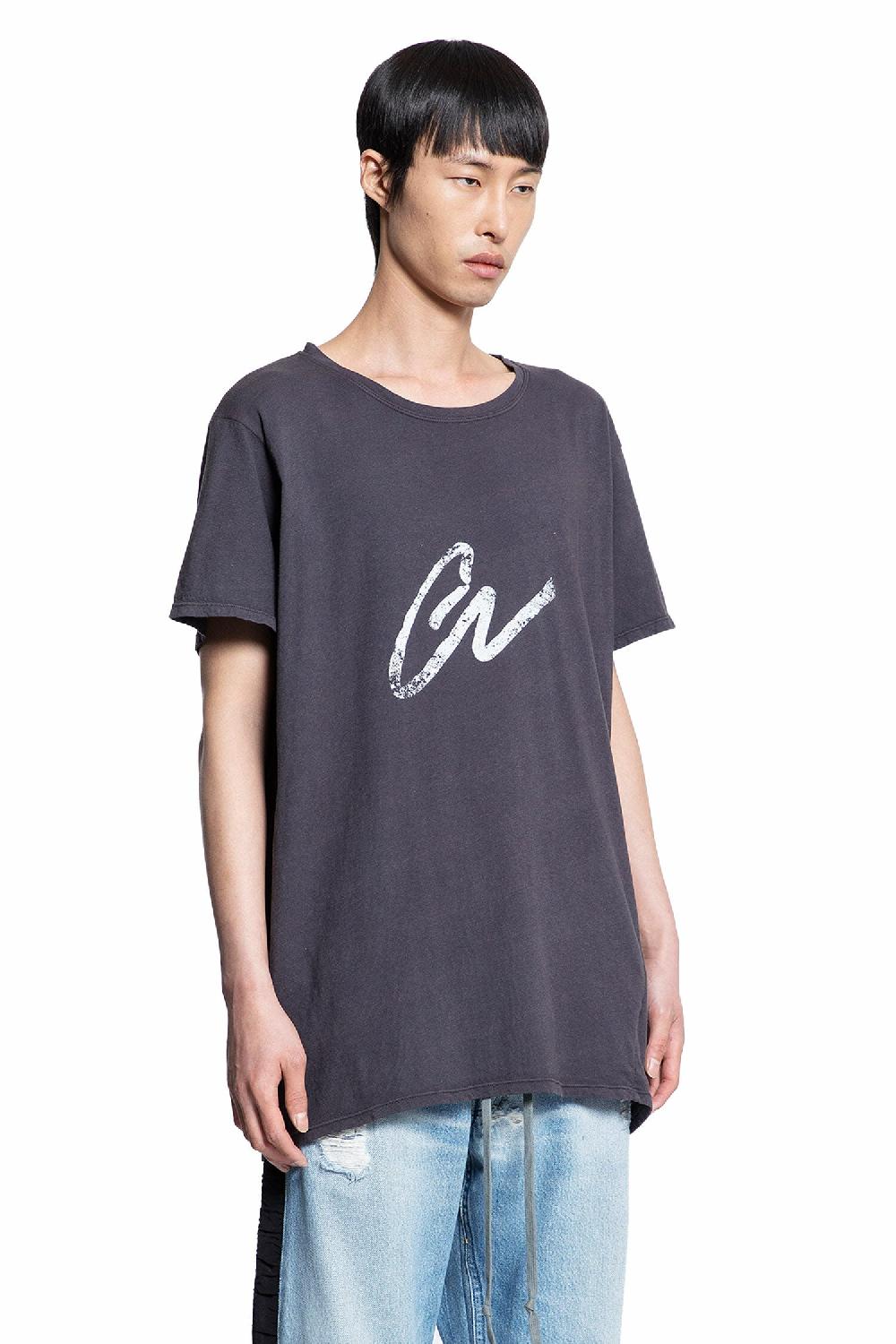 Antonioli GREG LAUREN MAN GREY T-SHIRTS & TANK TOPS