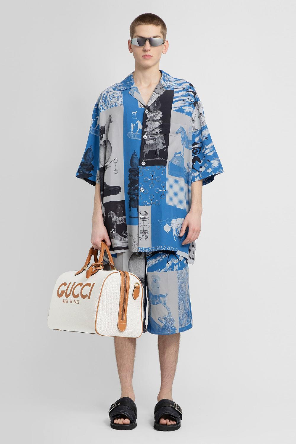 Antonioli GUCCI MAN BLUE SHORTS & SKIRTS