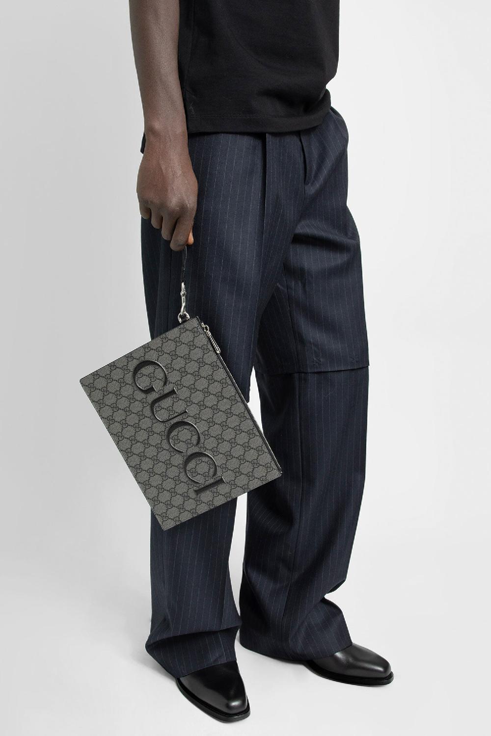 Antonioli GUCCI MAN GREY CLUTCHES & POUCHES