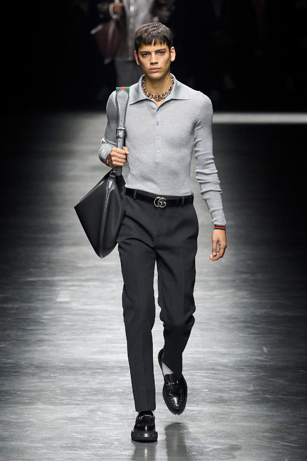 Antonioli GUCCI MAN GREY KNITWEAR