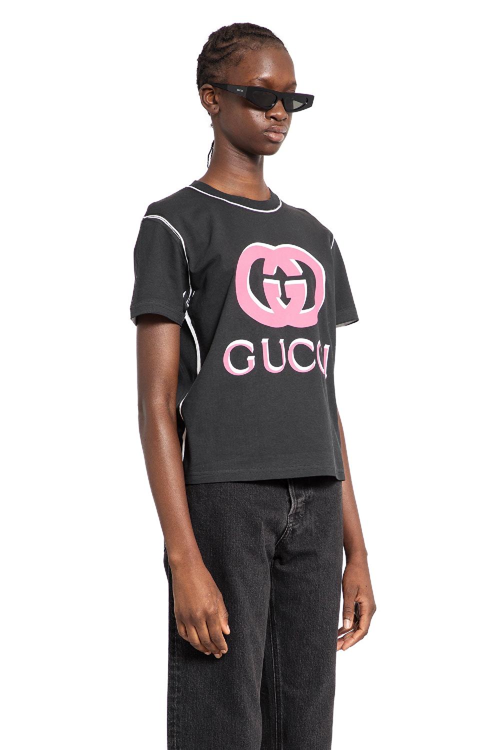 Antonioli GUCCI WOMAN BLACK T-SHIRTS & TANK TOPS