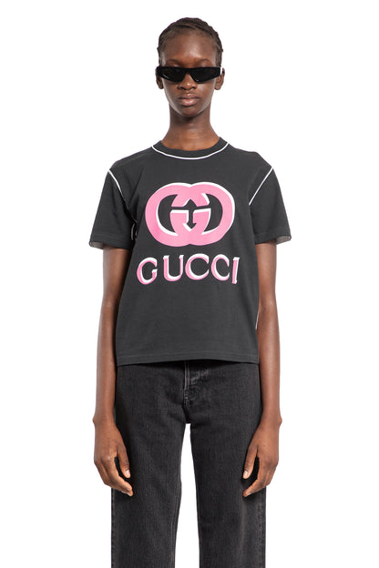 Antonioli GUCCI WOMAN BLACK T-SHIRTS & TANK TOPS