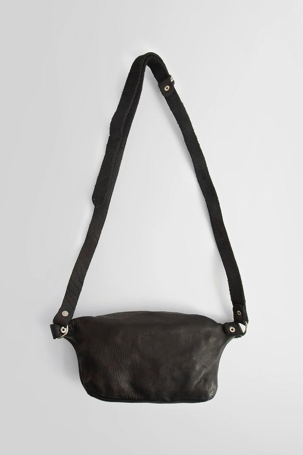 Antonioli GUIDI UNISEX BLACK FANNY PACKS