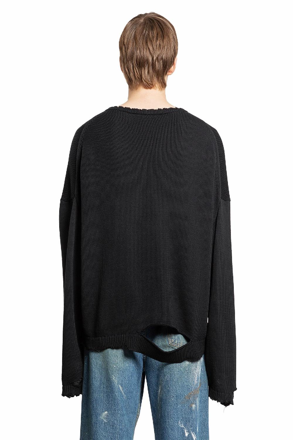 Antonioli HELMUT LANG MAN BLACK KNITWEAR