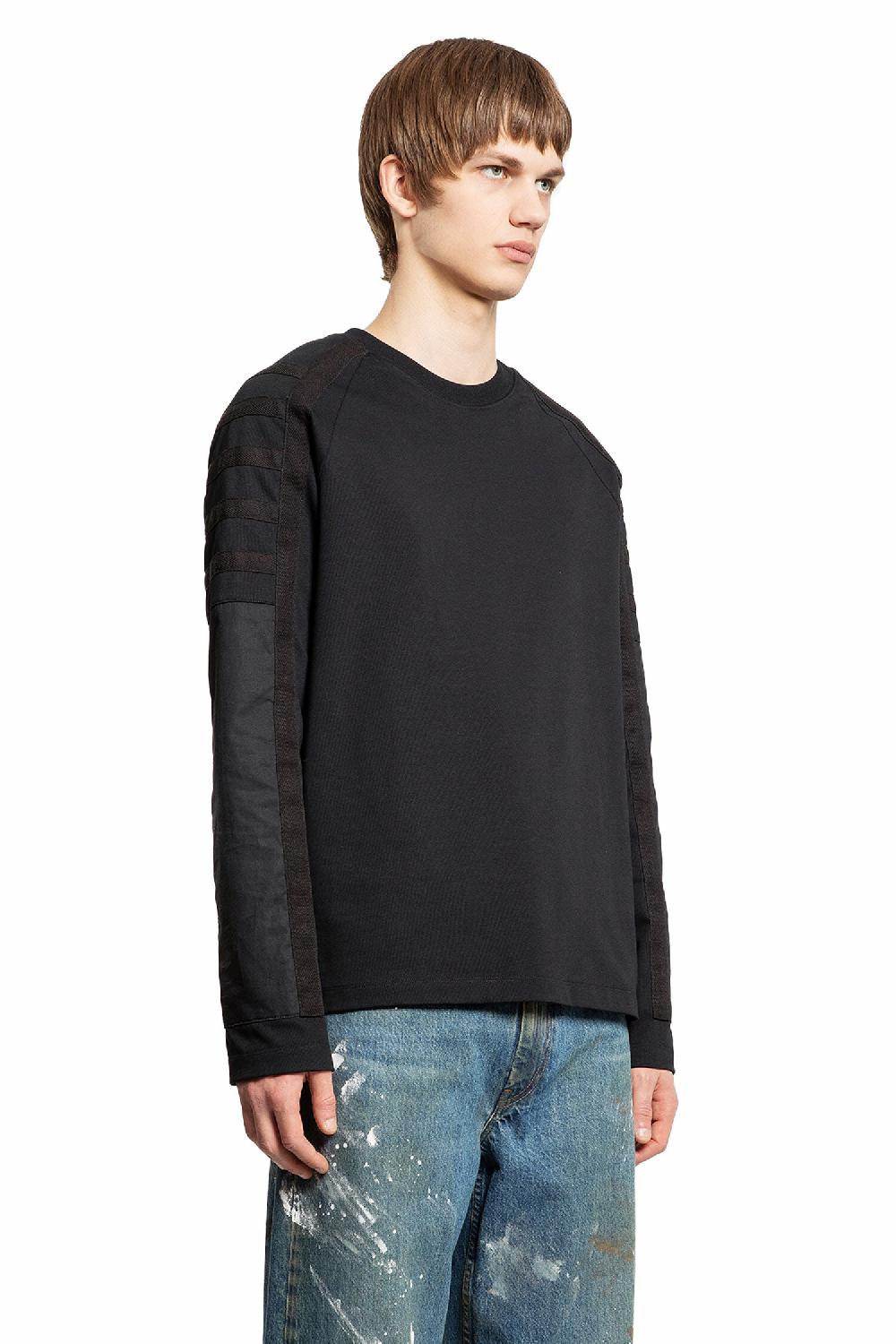 Antonioli HELMUT LANG MAN BLACK T-SHIRTS & TANK TOPS