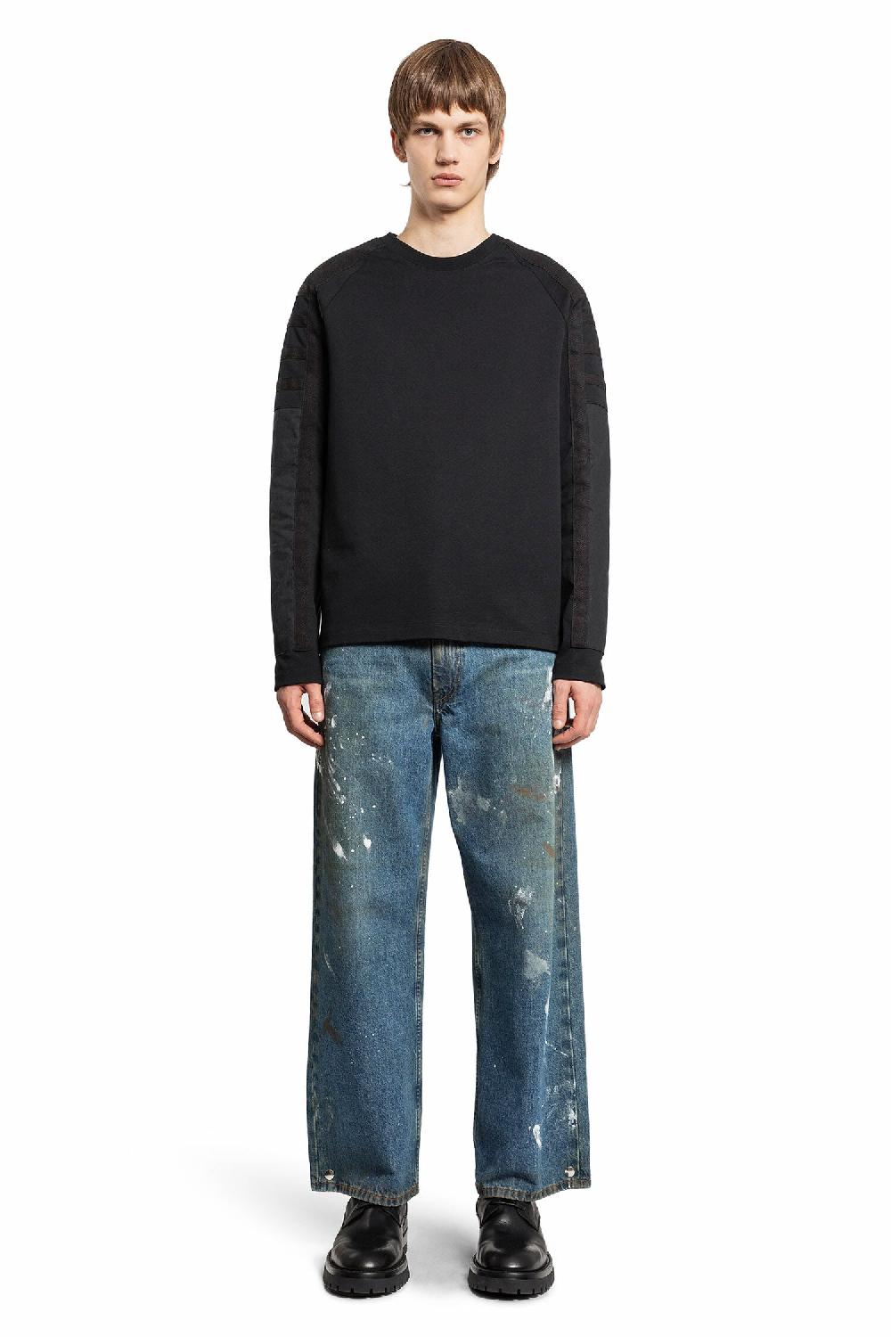 Antonioli HELMUT LANG MAN BLACK T-SHIRTS & TANK TOPS