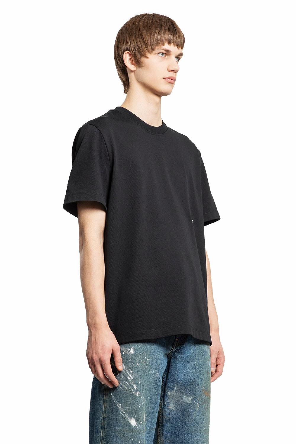 Antonioli HELMUT LANG MAN BLACK T-SHIRTS & TANK TOPS