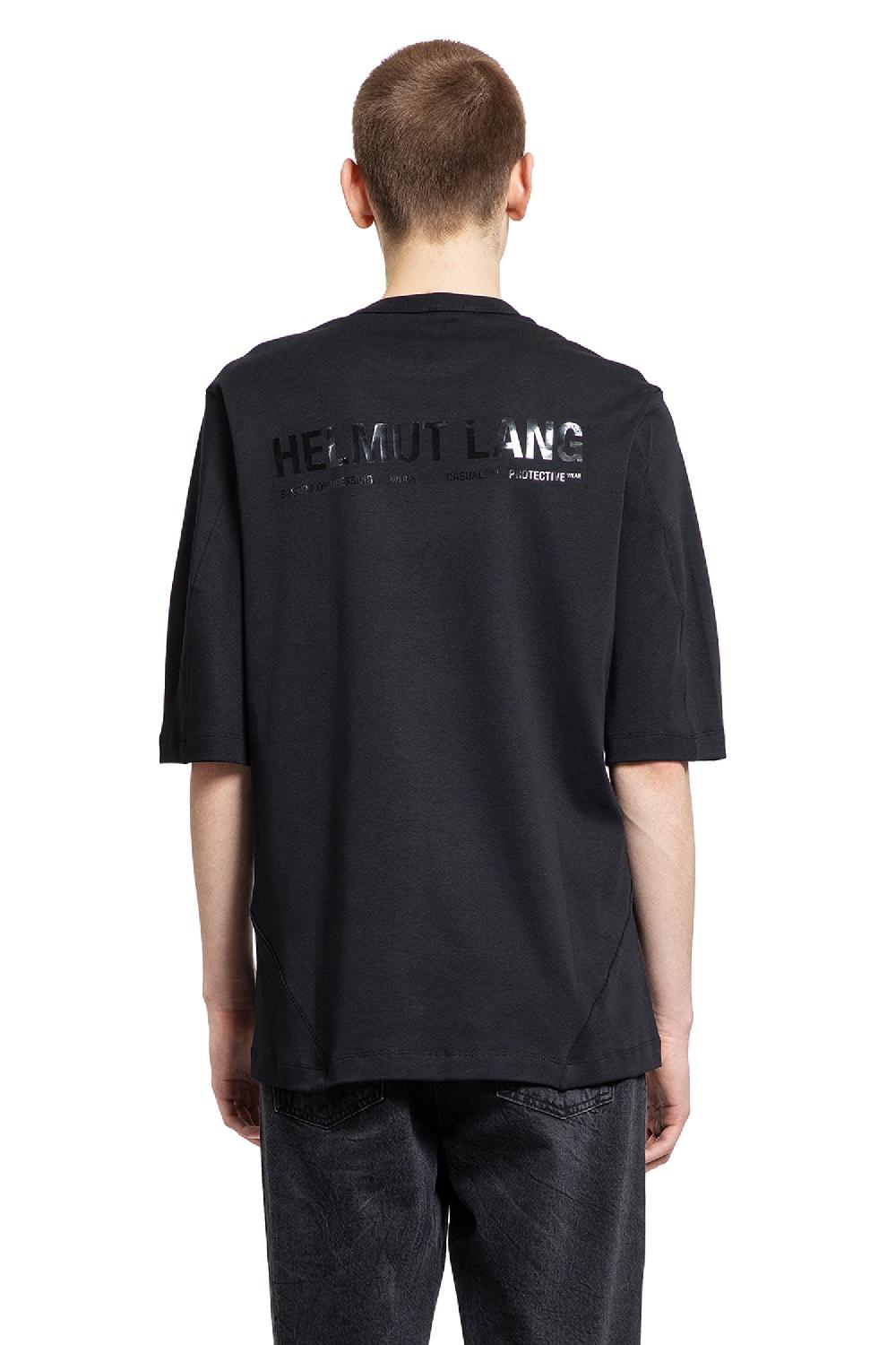 Antonioli HELMUT LANG MAN BLACK T-SHIRTS & TANK TOPS