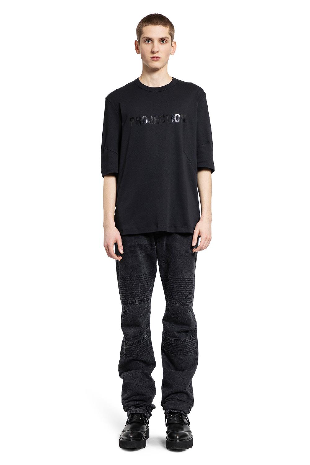Antonioli HELMUT LANG MAN BLACK T-SHIRTS & TANK TOPS