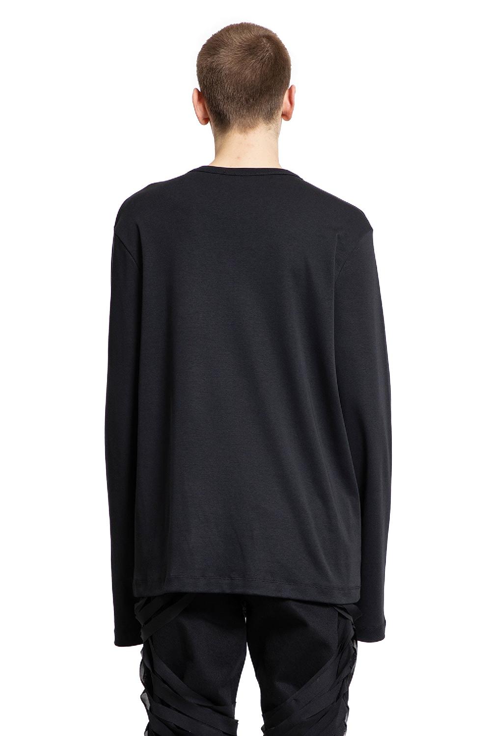 Antonioli HELMUT LANG MAN BLACK T-SHIRTS & TANK TOPS