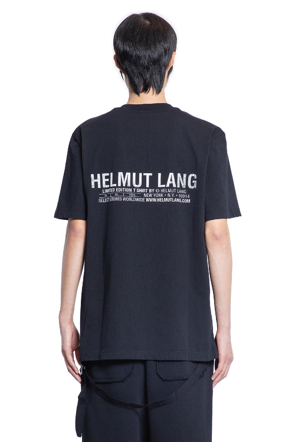 Antonioli HELMUT LANG MAN BLACK T-SHIRTS & TANK TOPS