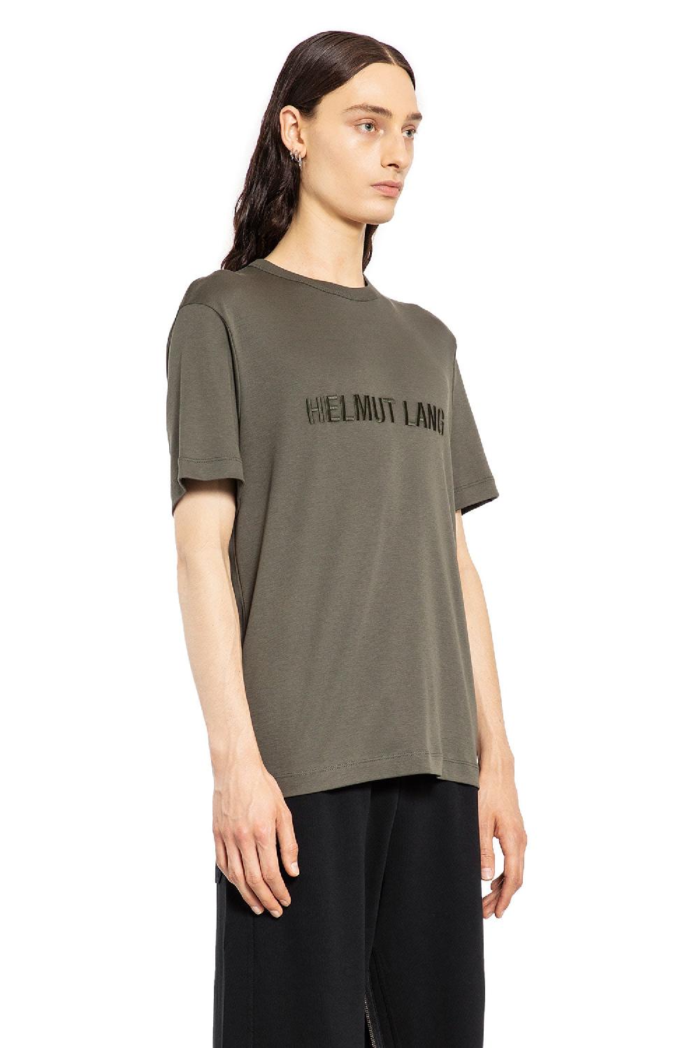 Antonioli HELMUT LANG MAN GREEN T-SHIRTS & TANK TOPS