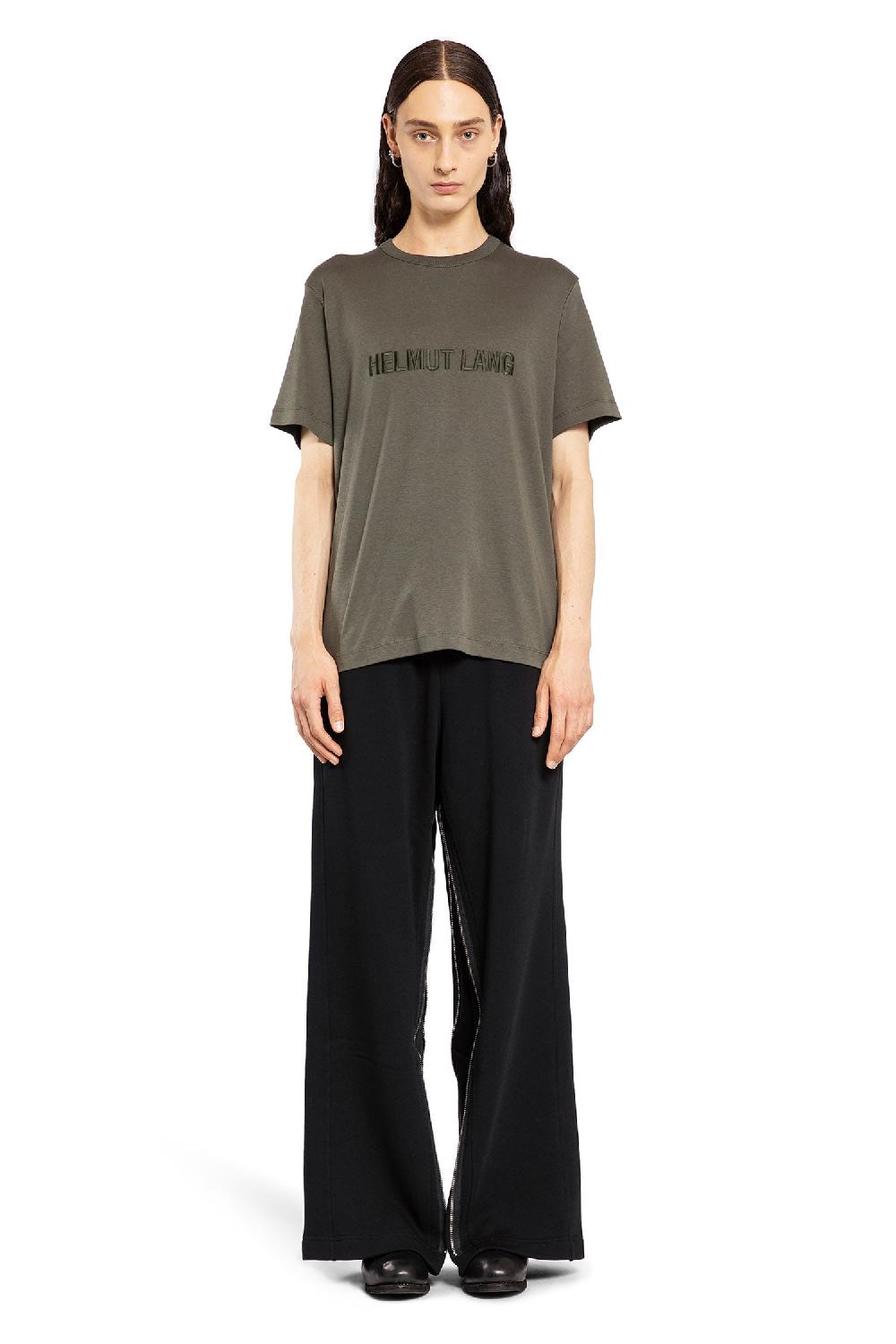 Antonioli HELMUT LANG MAN GREEN T-SHIRTS & TANK TOPS