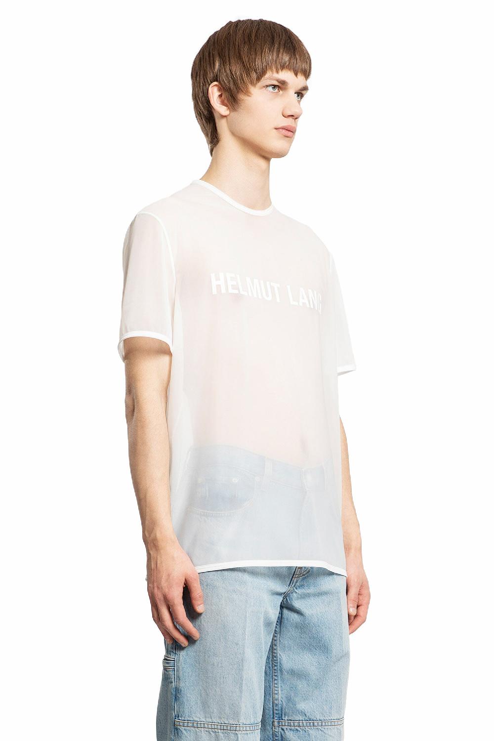 Antonioli HELMUT LANG MAN WHITE T-SHIRTS & TANK TOPS
