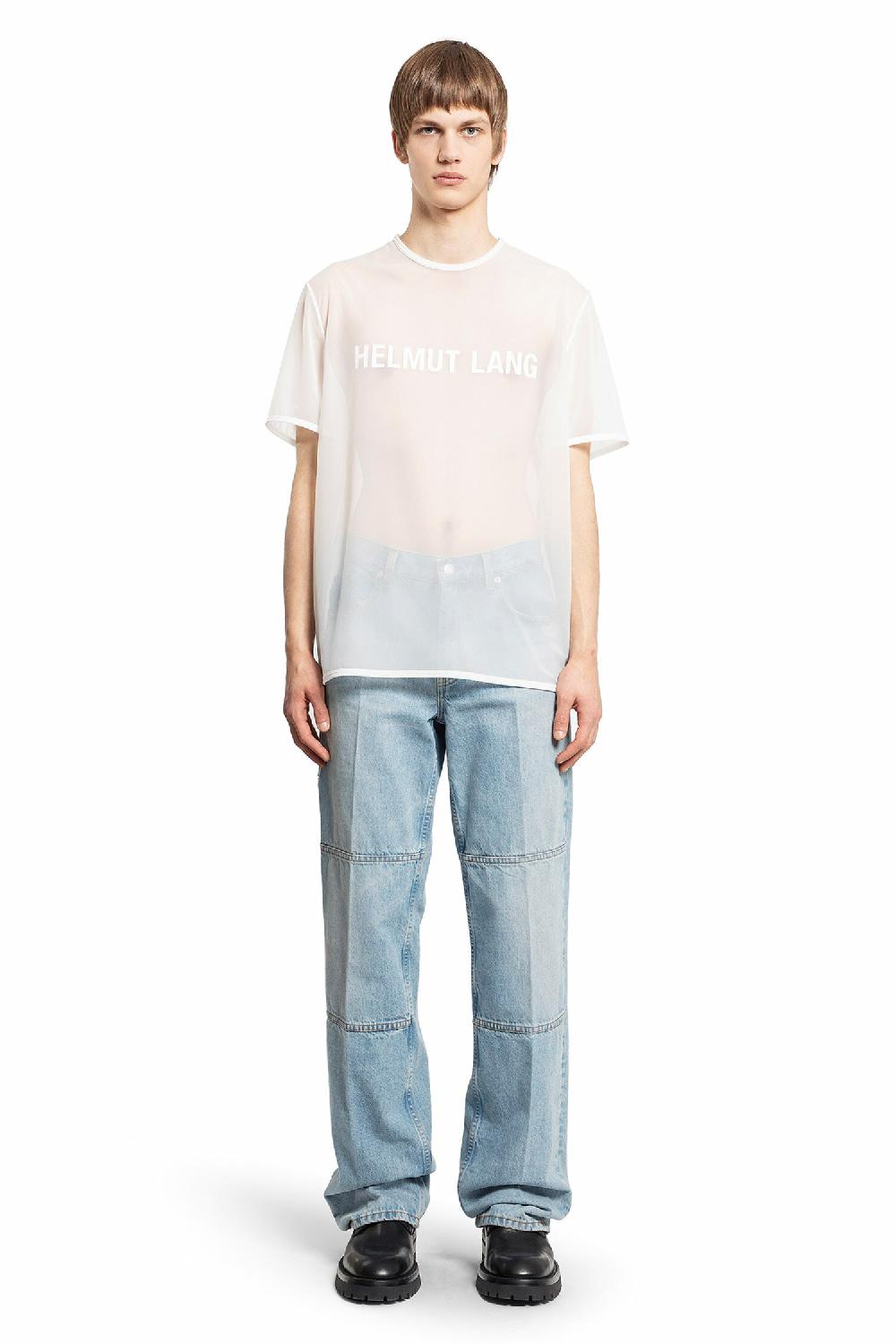 Antonioli HELMUT LANG MAN WHITE T-SHIRTS & TANK TOPS