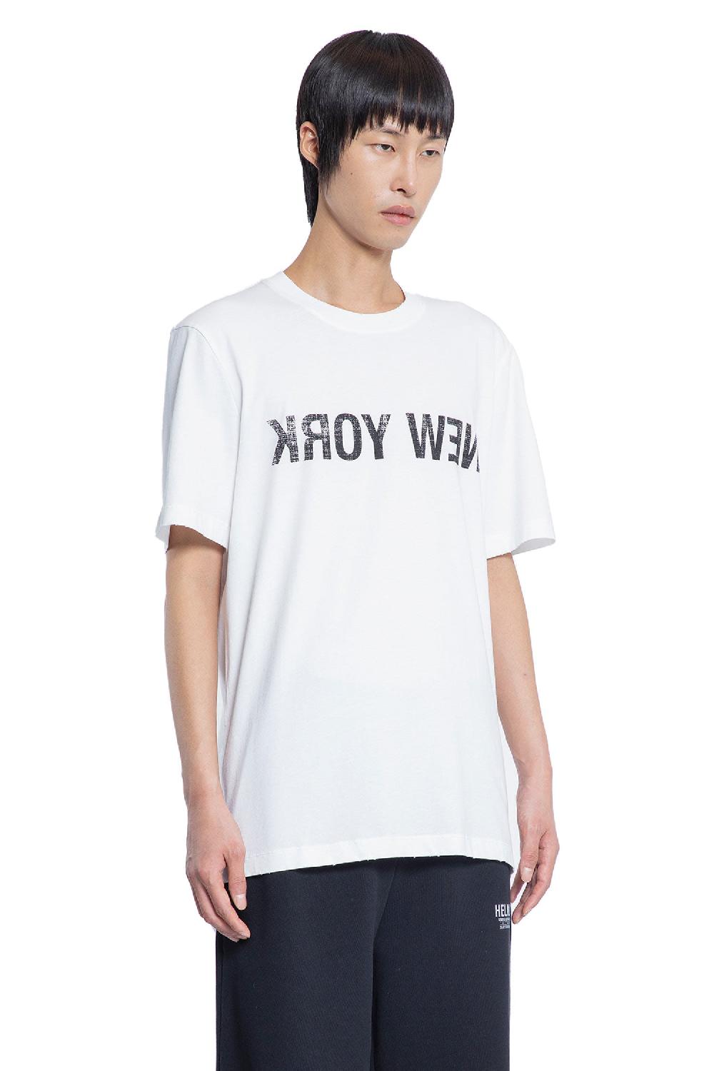 Antonioli HELMUT LANG MAN WHITE T-SHIRTS & TANK TOPS