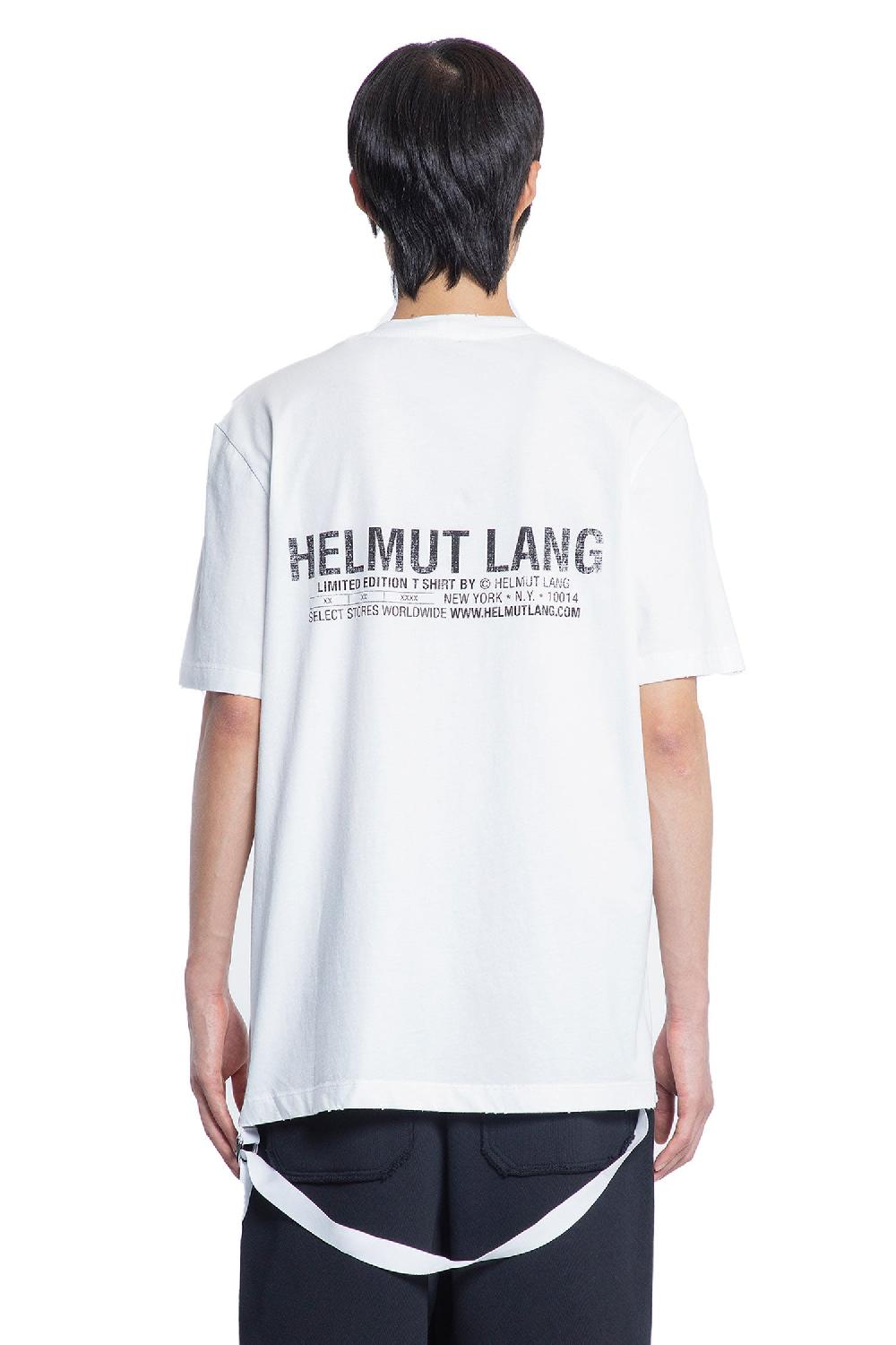 Antonioli HELMUT LANG MAN WHITE T-SHIRTS & TANK TOPS
