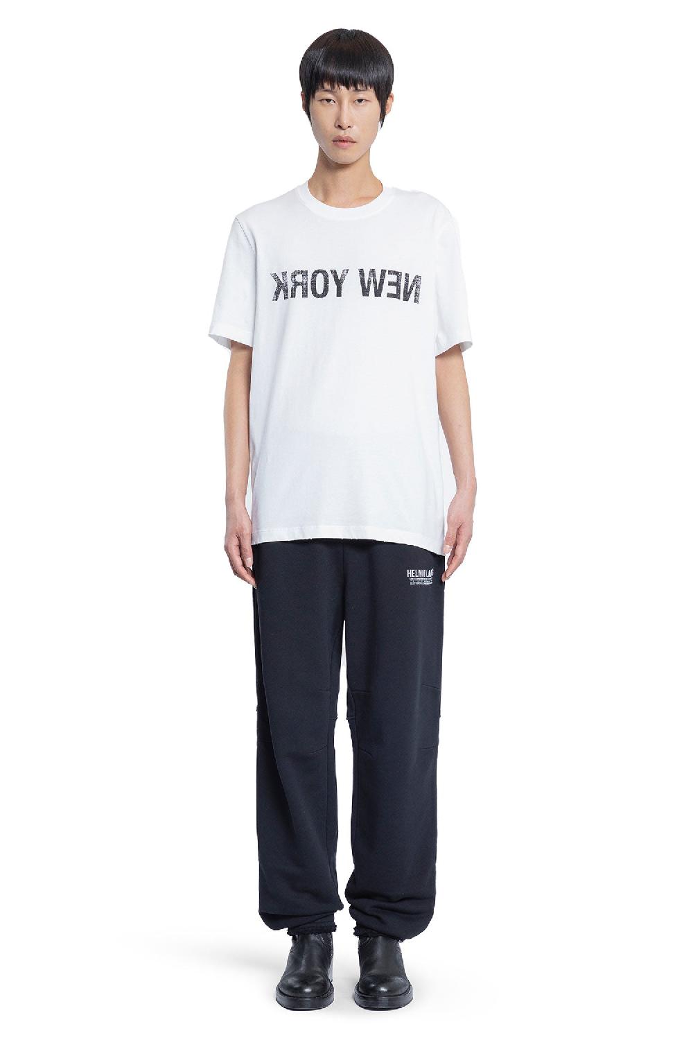 Antonioli HELMUT LANG MAN WHITE T-SHIRTS & TANK TOPS
