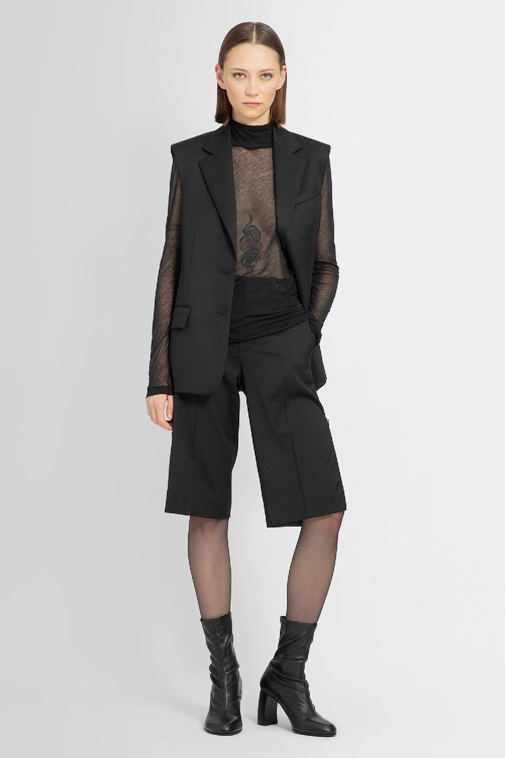 Antonioli HELMUT LANG WOMAN BLACK SHORTS