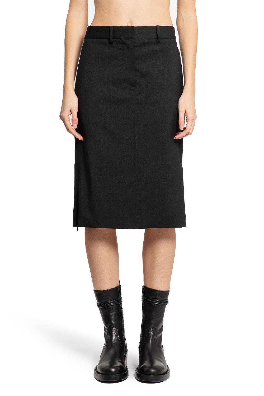 Antonioli HELMUT LANG WOMAN BLACK SKIRTS