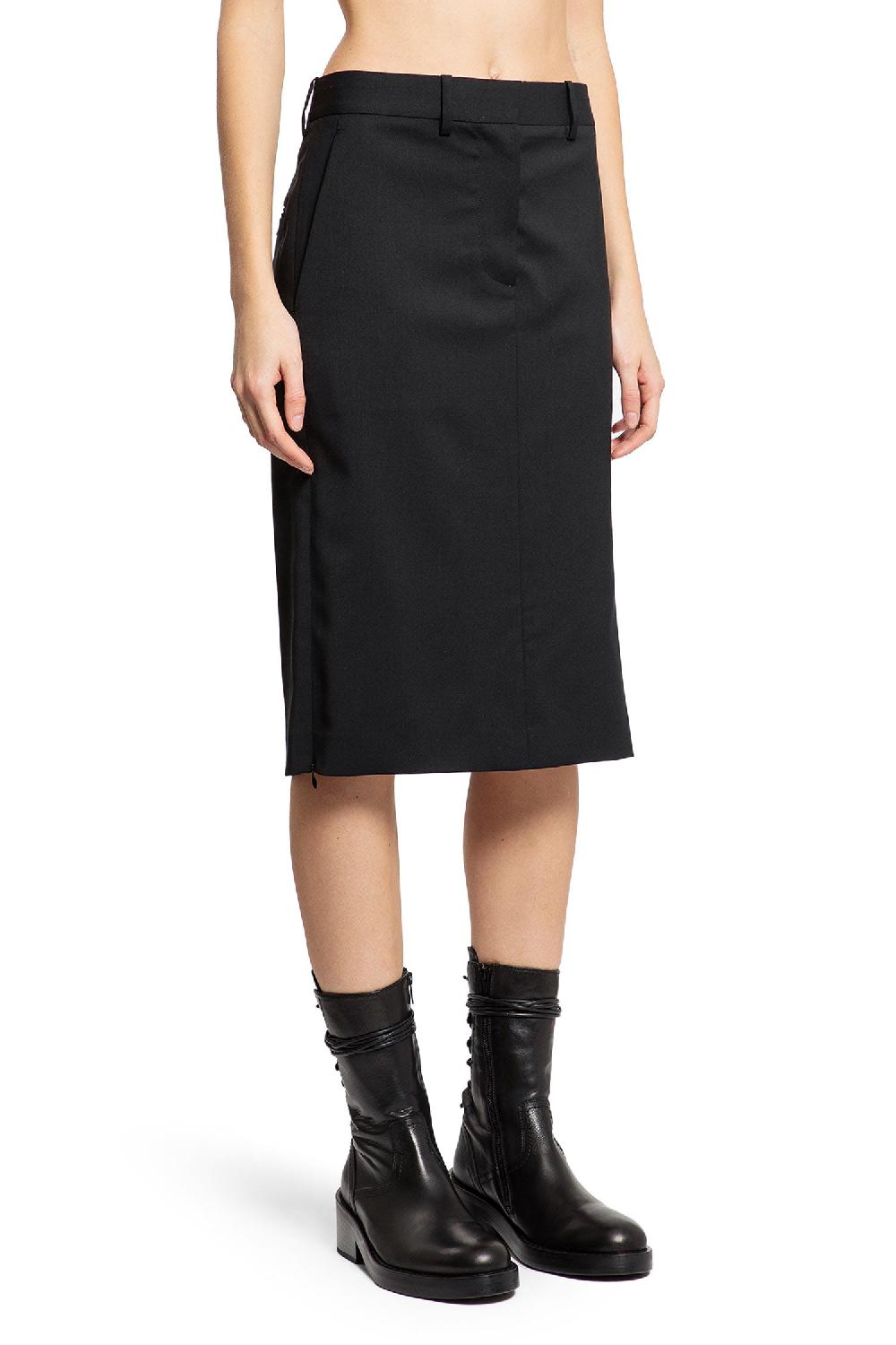 Antonioli HELMUT LANG WOMAN BLACK SKIRTS