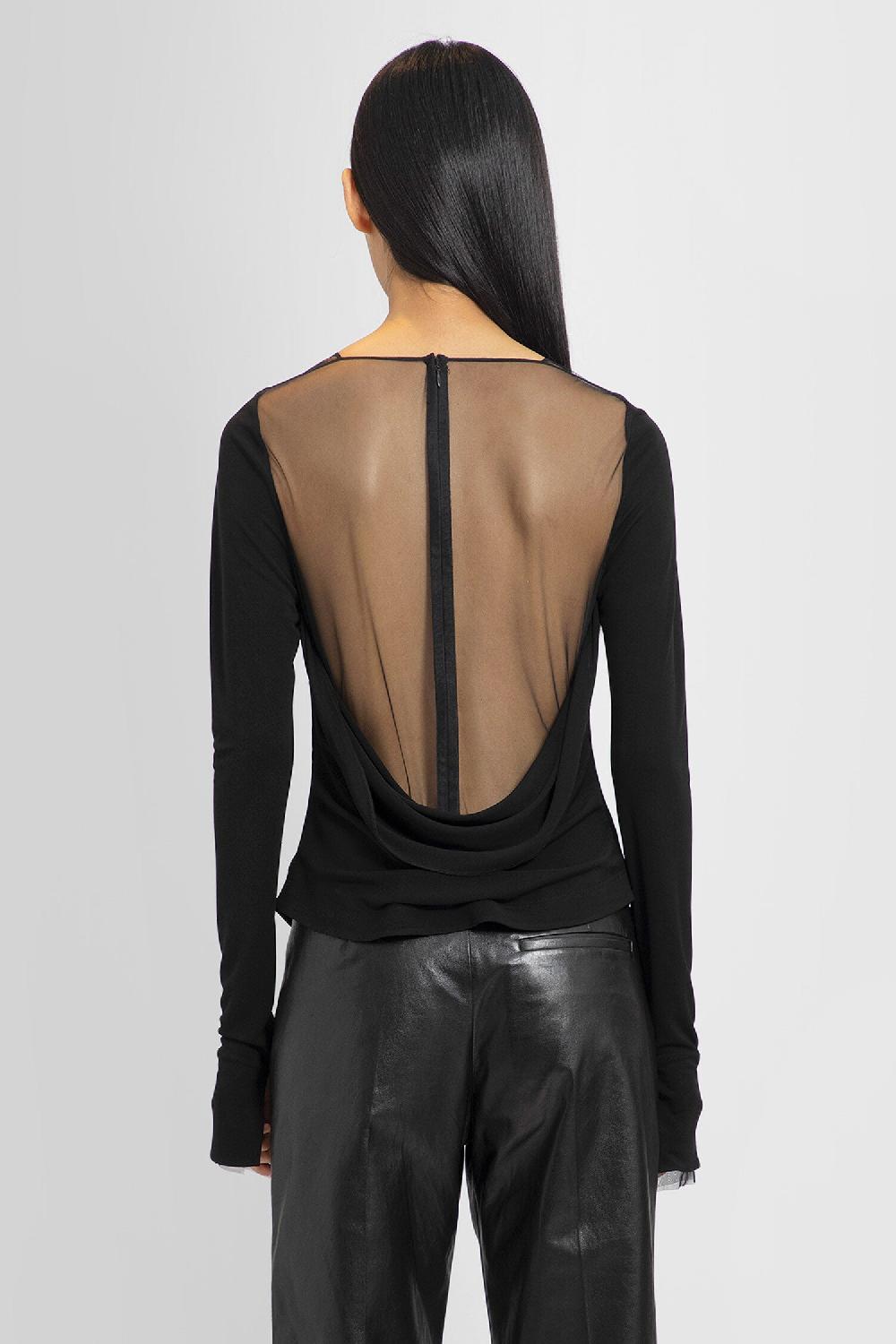 Antonioli HELMUT LANG WOMAN BLACK TOPS