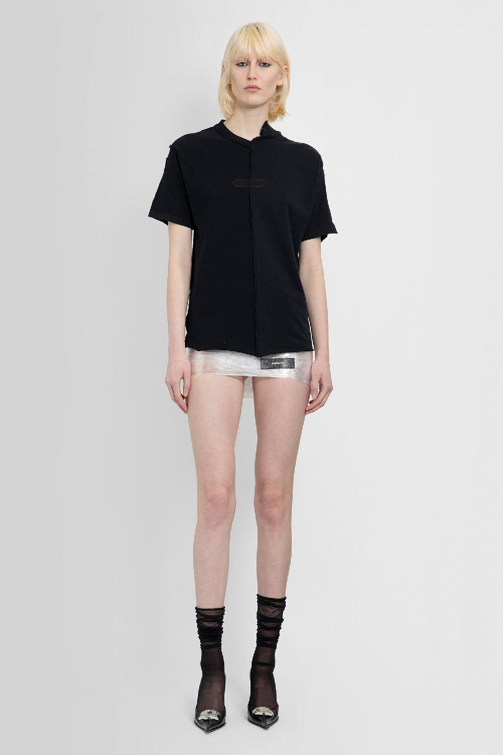 Antonioli HODAKOVA WOMAN BLACK T-SHIRTS & TANK TOPS