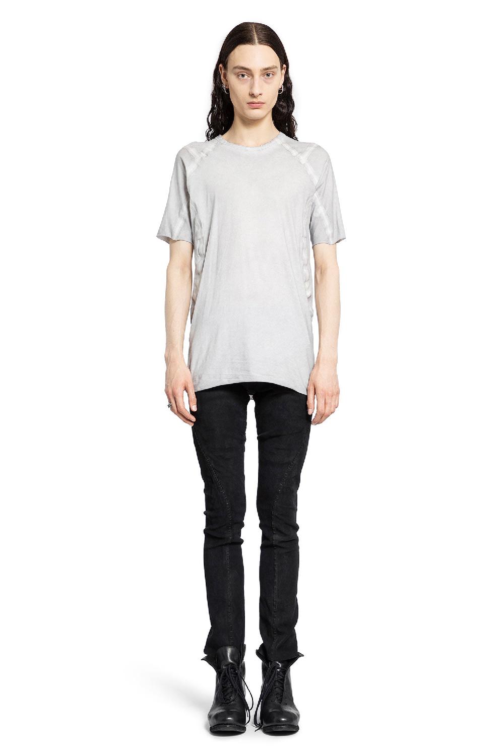 Antonioli ISAAC SELLAM MAN GREY T-SHIRTS & TANK TOPS