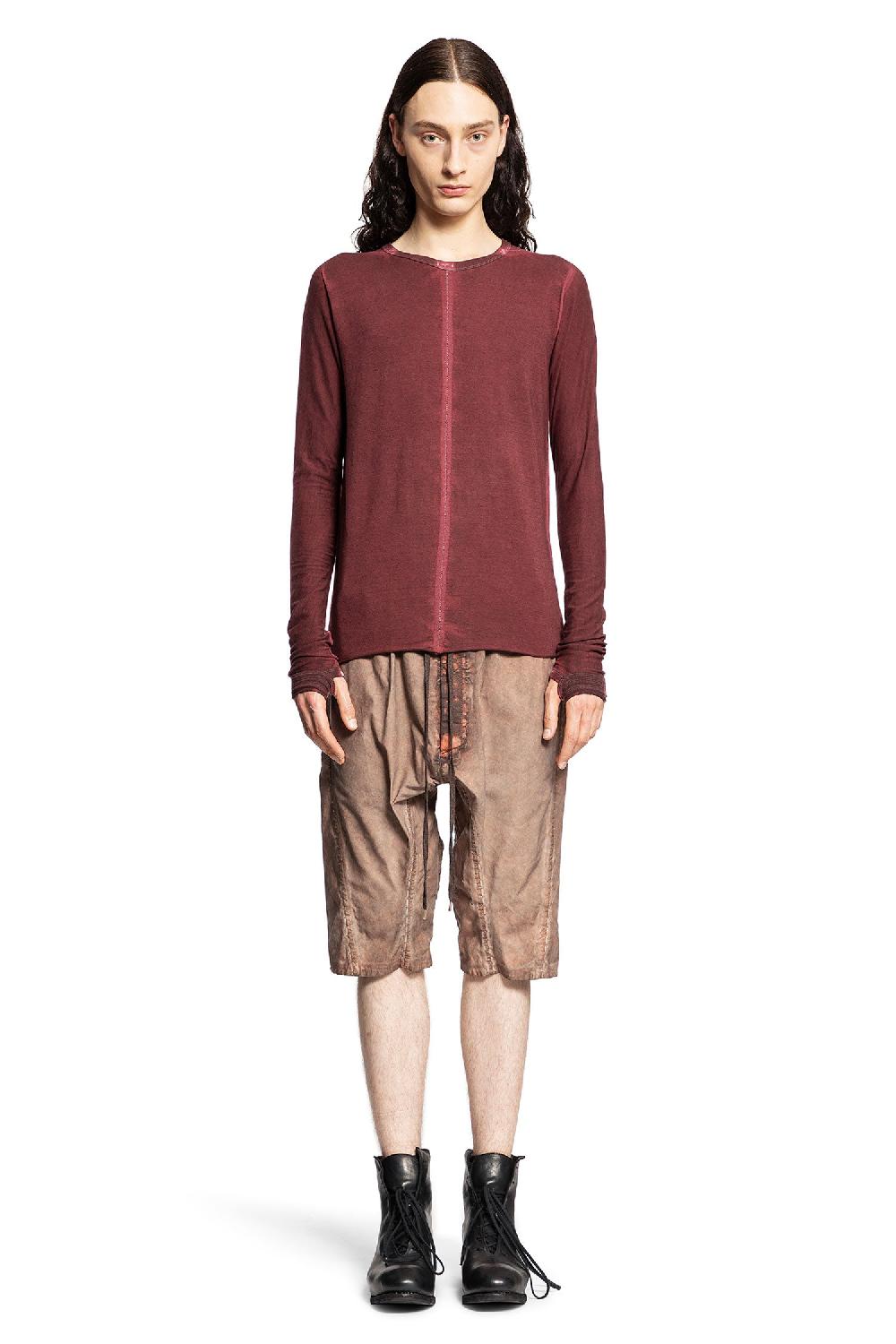 Antonioli ISAAC SELLAM MAN RED T-SHIRTS & TANK TOPS