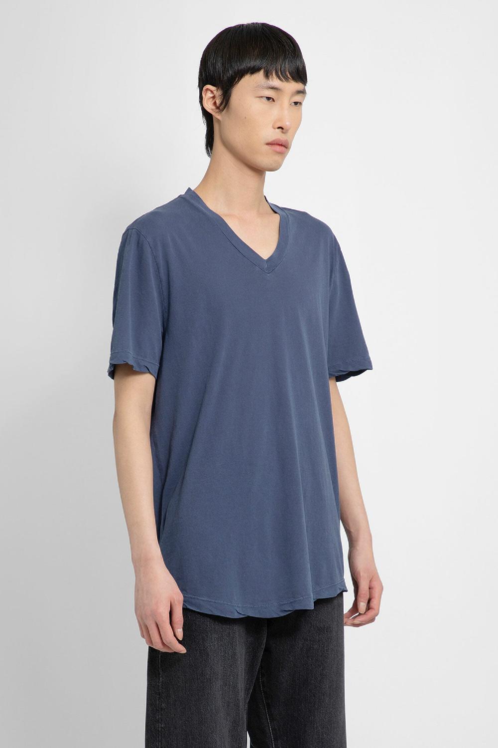 Antonioli JAMES PERSE MAN BLUE T-SHIRTS & TANK TOPS