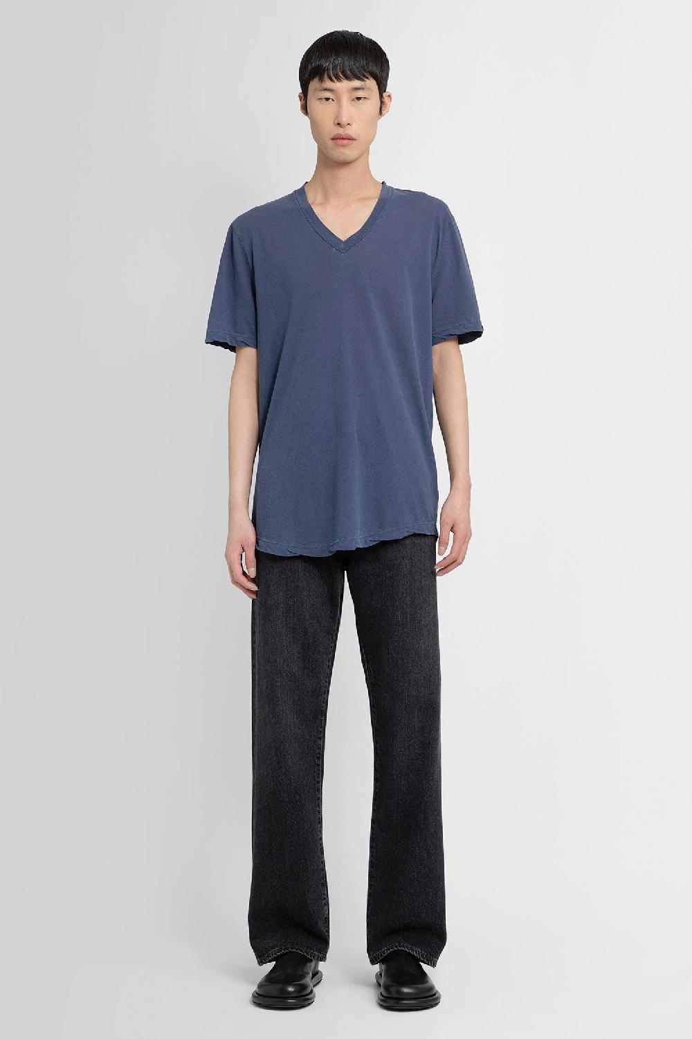 Antonioli JAMES PERSE MAN BLUE T-SHIRTS & TANK TOPS
