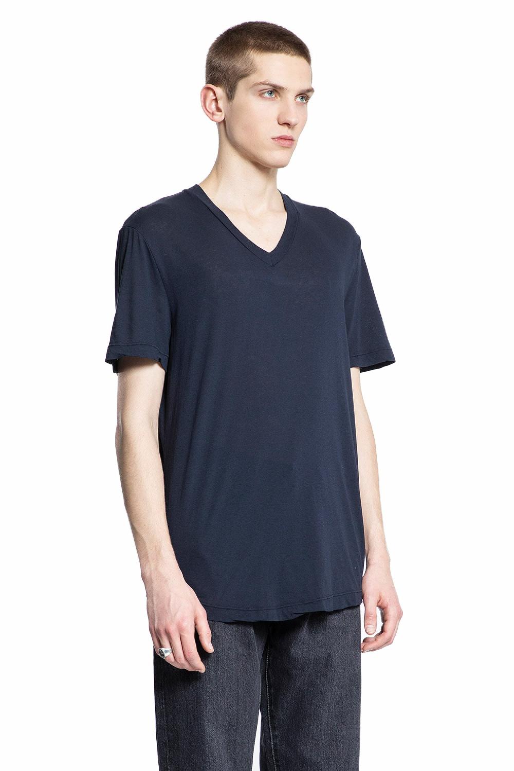 Antonioli JAMES PERSE MAN BLUE T-SHIRTS & TANK TOPS
