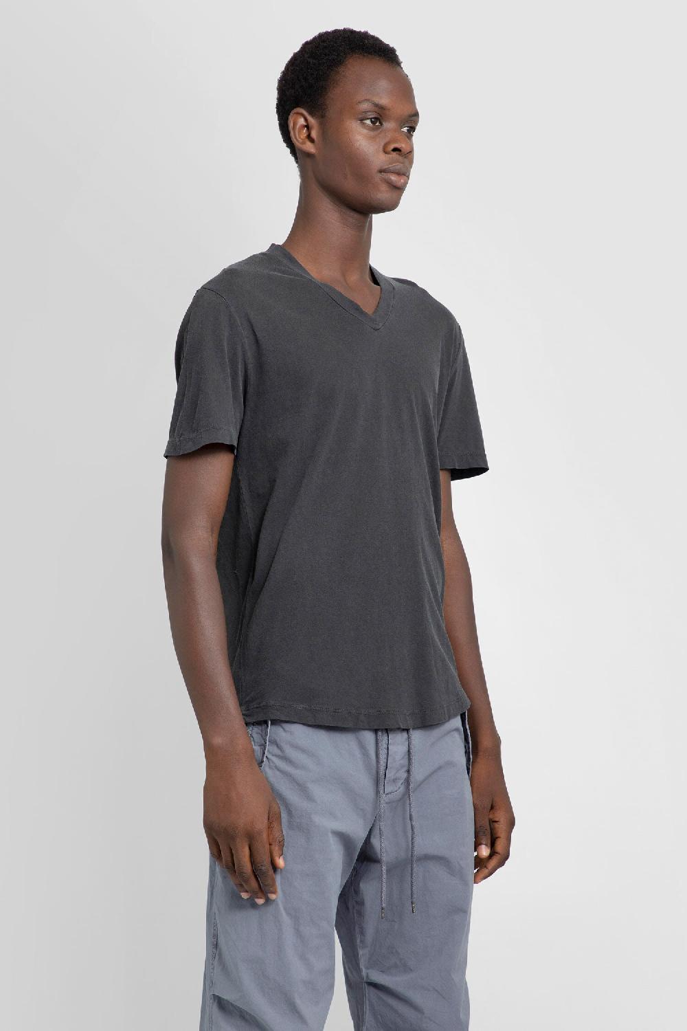 Antonioli JAMES PERSE MAN GREY T-SHIRTS & TANK TOPS